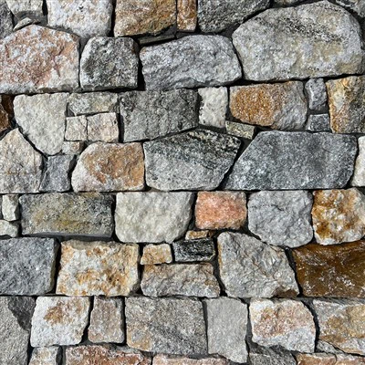 Vícebarevná fasáda z přírodního kamene z kvarcitu JRN-602