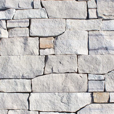 Bílé pískovcové panely z přírodního kamene Cement Back JRN-064